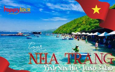 TOUR NHA TRANG - CANO 3 ĐẢO - VỊNH SAN HÔ 3 NGÀY 3 ĐÊM - TOUR LỄ 2026