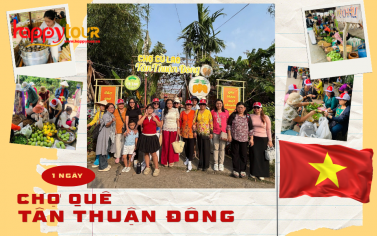 TOUR ĐỒNG THÁP - XẺO QUÝT - CHỢ QUÊ 1 NGÀY