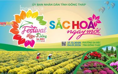 Festival Hoa kiểng Sa Đéc 2025: Sắc hoa ngày mới chính thức “lên lịch”