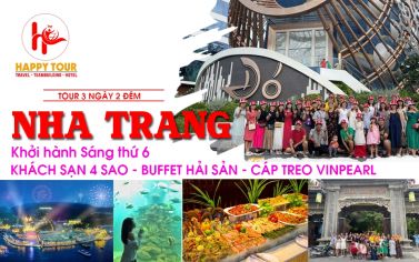 TOUR NHA TRANG - VINPEARL HARBOUR 3 NGÀY 2 ĐÊM 