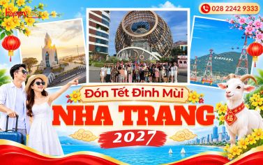 TOUR NHA TRANG - DỐC LẾT - CANO 3 ĐẢO - VỊNH SAN HÔ 3 NGÀY 3 ĐÊM - TOUR TẾT 2027