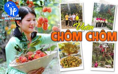 TOUR DU LỊCH  BẾN TRE -  THAM QUAN VƯỜN CHÔM CHÔM 